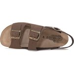 EASY WALK CORK SANDAL WITH HEEL STRAP COFFEE - ASSORTED SIZES